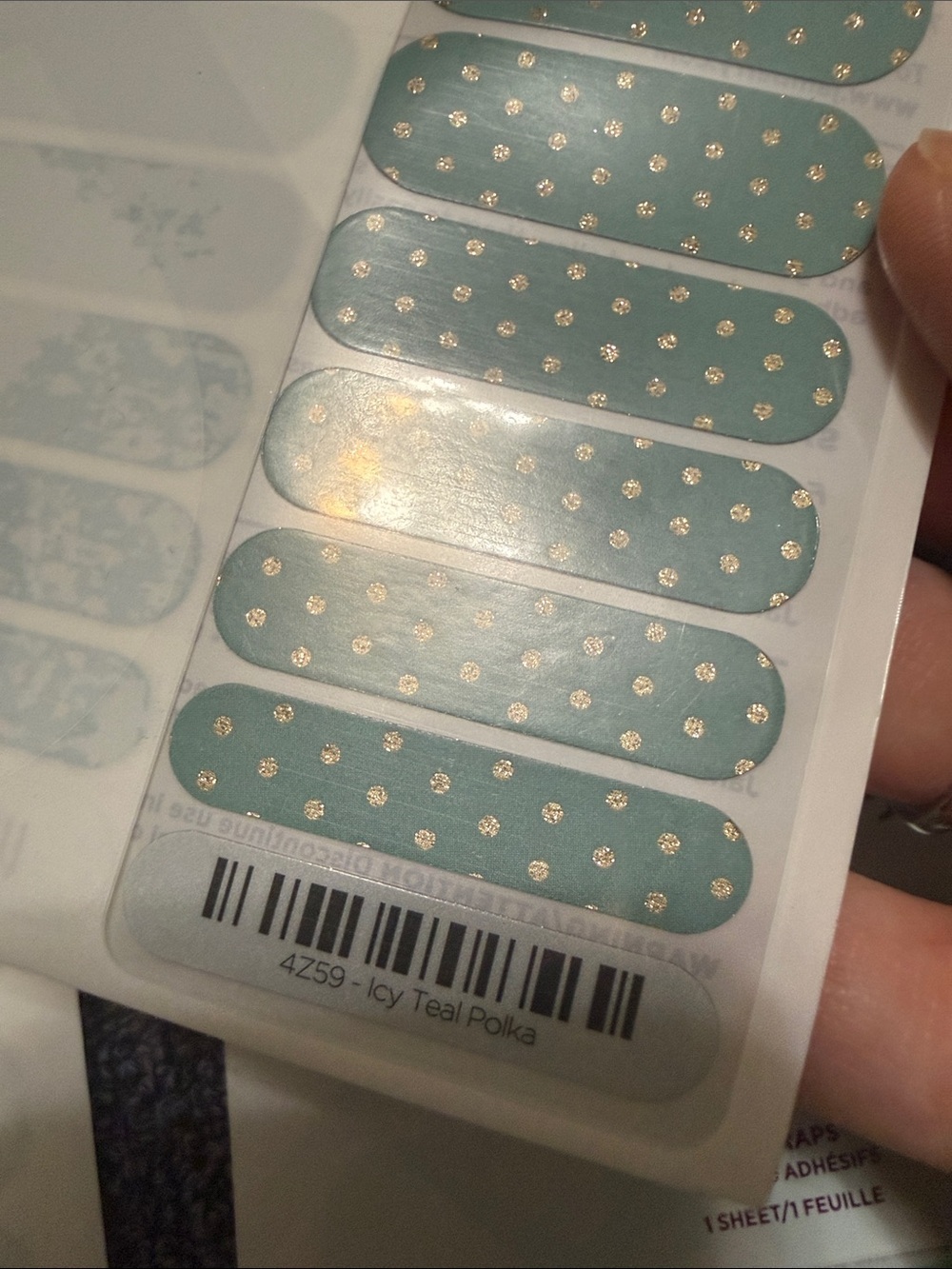 Brand New Jamberry Nail Wraps set of 4 - Picture 5 of 13